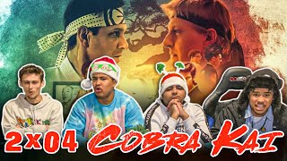 Cobra Kai  2X04 “The Moment of Truth” REACTION [upl. by Valenza]