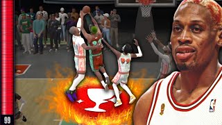 This NEW Dennis Rodman Build is a quotREBOUND MACHINEquot on NBA 2K24 [upl. by Shandeigh]