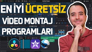 En İyi Ücretsiz Video Düzenleme Programları  Video Montaj Nasıl Yapılır [upl. by Spain]