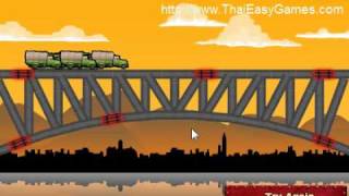 Bridge Tactics เกมส์ทำลายสะพาน  ThaiEasyGamescom [upl. by Zsa Zsa]