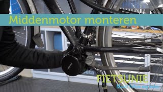 Middenmotor ombouwset met Bafang BBS motor Ebike [upl. by Aderf]