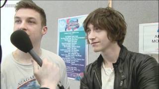 Arctic Monkeys chat to Huw Stephens at Radio 1s Big Weekend 2011 [upl. by Enale]