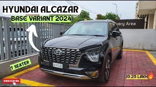 Feature Loaded Base Model 🔥2024 Hyundai Alcazar Prestige O Diesel AT Review [upl. by Namwob774]