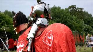 Medieval Jousting at Eltham Palace London  16th June 2013 [upl. by Annaes]