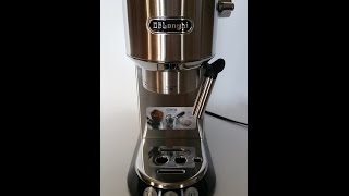 Delonghi  DEDICA 15Bar Pump Espresso Machine [upl. by Eisoj]