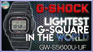 Lightest GShock Square In The World  Casio GShock GWS5600U1JF  GWS56001JF Unbox amp Review [upl. by Anastasie]