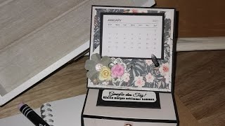 AnleitungTutorial Tischkalender 🙂 [upl. by Htenay]