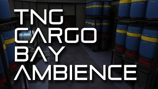 Star Trek TNG quotCargo Bayquot Background Ambience [upl. by Ahsiled]