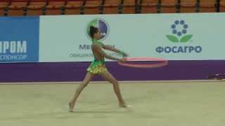 Аверина Арина обруч ГранПри Москва 2014 GrandPrix Moscow [upl. by Nhaj]