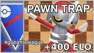 My BEST TEAM for the Little Cup The POWER of PAWNIARD 400 ELO Gained  Pokémon GO Battle League [upl. by Kreitman805]