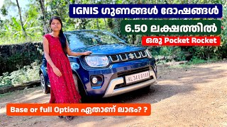 Maruti Ignis User Review In Malayalam  Queen on wheels [upl. by Nereil]