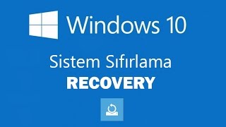 Windows 10 Adım adım Sıfırlama  Recovery [upl. by Eladal231]