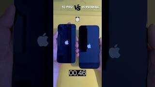 İPhone 13 Pro Vs IPhone 15 Promax 🥶☠️ [upl. by Volotta726]