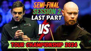 Ronnie OSullivan vs Gary Wilson Semifinal  Tour Championship Snooker 2024  Session 2  Last Part [upl. by Nehtan]