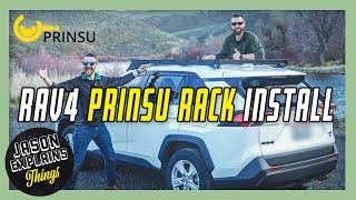 Toyota RAV4 Prinsu Roof Rack Complete Install 2019 And Up [upl. by Namwob]