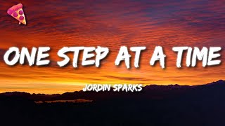 Jordin Sparks  One Step At A Time Lyrics [upl. by Monagan332]