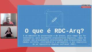 Archivematica para Repositório de documentos digitais confiáveis RDCArq Prof Daniel FloresUFF [upl. by Audi979]