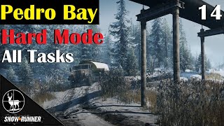 Pedro Bay Alaska ⚠️ SnowRunner Hard Mode⚠️ All Tasks [upl. by Malloch]