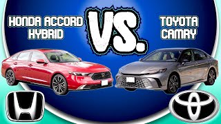 Toyota Camry VS Honda Accord hybrid comparison  Which hybrid for you [upl. by Leseil602]