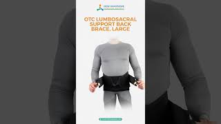 OTC LUMBOSACRAL Support Belt back brace large [upl. by Calia200]