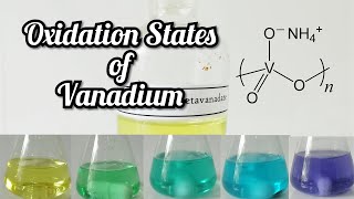 Oxidation States of Vanadium [upl. by Lavinie74]