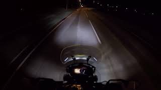 MOTORBIKE LED HEADLIGHTS DO THE WORK TEST RIDE amp VIEW MARK SAVAGE [upl. by Massab]