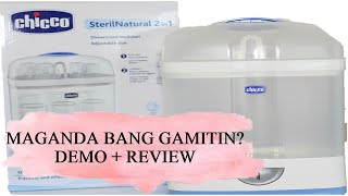 CHICCO 2 in 1 STERILIZER  HOW TO USEREVIEW [upl. by Tamis115]