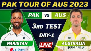 PAKISTAN VS AUSTRALIA 3rd TEST MATCH Live SCORES  PAK vs AUS LIVE COMMENTARY [upl. by Erdnaet]