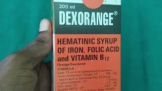 Dexorange Syrup Syrup Dexorange Side Effects amp Benefits [upl. by Eeb319]