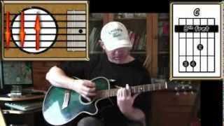 Sitting On The Dock Of The Bay  Otis Redding  Acoustic Guitar Lesson easy  ish [upl. by Marduk873]