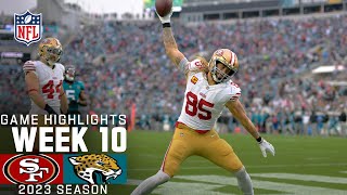 San Francisco 49ers vs Jacksonville Jaguars Game Highlights  NFL 2023 Week 10 [upl. by Files]