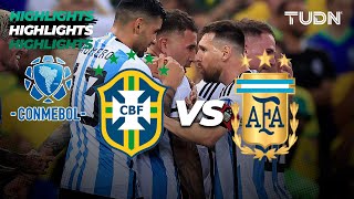 Brasil vs Argentina  HIGHLIGHTS  CONMEBOLEliminatoria 2023 [upl. by Yznyl385]