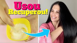 COMO RECUPERAR UM CABELO ELÁSTICO E EMBORRACHADO por Julia Doorman [upl. by Ityak]