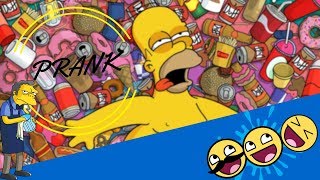 PRANK  HOMER SIMPSON CHEZ LES ALCOOLIQUES ANONYMES [upl. by Georas]