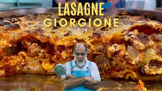 LASAGNE AL FORNO CON POLPETTINE  Le ricette di Giorgione [upl. by Hammer996]