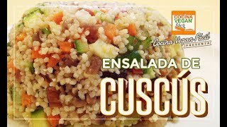 Ensalada de cuscús  Cocina Vegan Fácil [upl. by Secnirp]