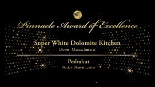 2023 Pinnacle Awards Super White Dolomite Kitchen [upl. by Bodi954]