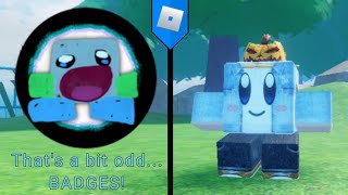 HOW TO GET Thats a bit odd BADGES Become Kirby WIP ROBLOX [upl. by Yendys938]