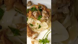 Pasta con funghi galletti food italianfood cooking italianfoodlover [upl. by Pelletier]