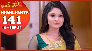 Malli Serial  EP 141 Highlights  16th Sep 2024  Nikitha  Vijay  Saregama TV Shows Tamil [upl. by Ramses314]