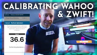 How to Calibrate WAHOO KICKR and Zwift and other bike trainers  Triathlon Taren [upl. by Suoicerp]