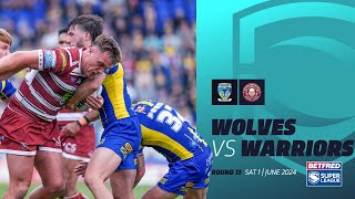 Highlights  Warrington Wolves v Wigan Warriors  2024 Betfred Super League Round 13 [upl. by Rimidalb428]