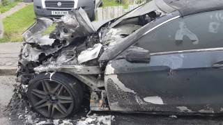 Staverton Dramas  AMG s400 MERC   CAR SET ON FIRE [upl. by Barry796]