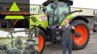 Claas AXION 880 LOADED Review and Test Drive [upl. by Eelasor154]