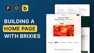 Building a home page with brixies library [upl. by Garibald166]