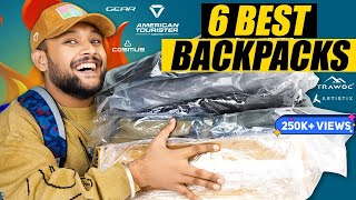 6 Best Backpack For CollegeSchool on Amazon 🔥 Backpack Haul Review 2023  ONE CHANCE [upl. by Atikihs590]