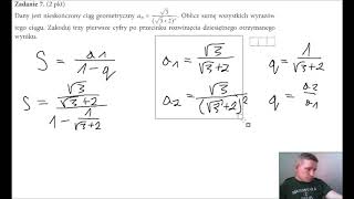 Teraz matura zadanie 7 zestaw 1 poziom rozszerzony [upl. by Sibyl]