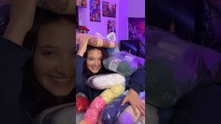 YARN HAUL I feel like a dragon hoarding a trove of yarn 🧶🐉😂 yarnhaul yarn [upl. by Anelej447]