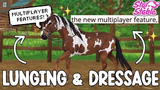 NEW MULTIPLAYER GAMEPLAY LUNGING DRESSAGE MORE RACES STAR STABLE SPOILERS 2024 🐎 [upl. by Yhtur]