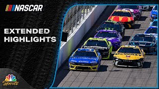 NASCAR Cup Series EXTENDED HIGHLIGHTS Enjoy Illinois 300  6224  Motorsports on NBC [upl. by Tevlev]